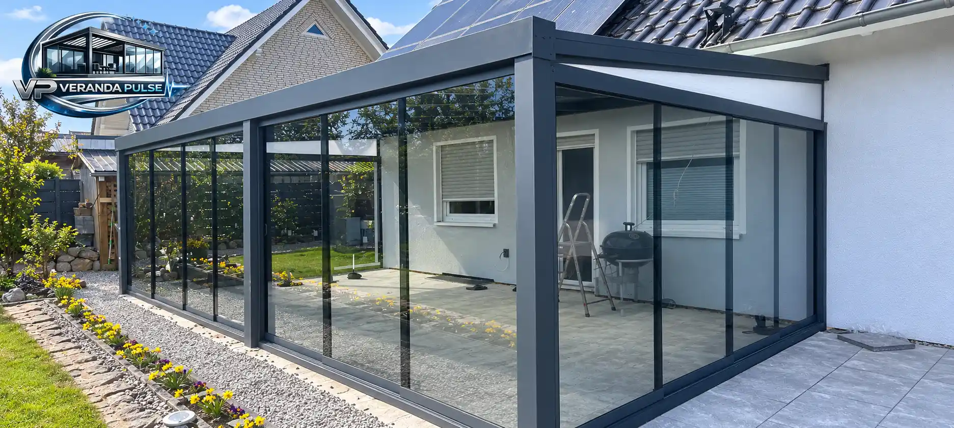 Modern Aluminium Glass Veranda  